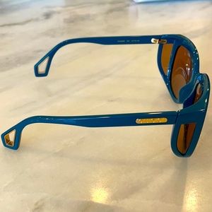 GUCCI Havana dark teal sunglasses